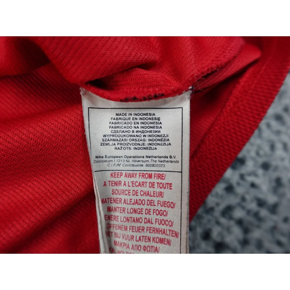 Nike Manchester United Polo‎ Mens Large Red Good Embroidered Crest S30711PKM
